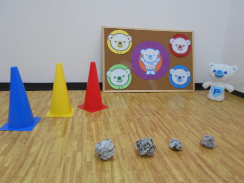 当たるかな ペルくんの的当てゲーム 9月の製作 児童発達支援スクール コペルプラス 発達障害や言葉 の遅れが気になる子供の療育 幼児教室